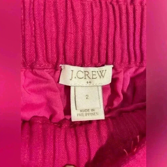 J Crew Linen Blend Pink Preppy Skirt Womens Size 2 - Picture 3 of 7